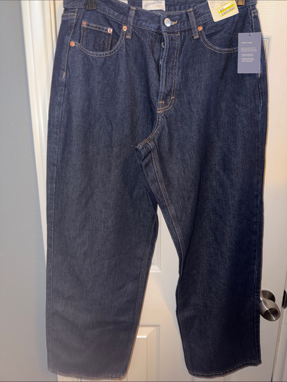 Universal Thread Women's Dark Blue Wide Leg Jeans